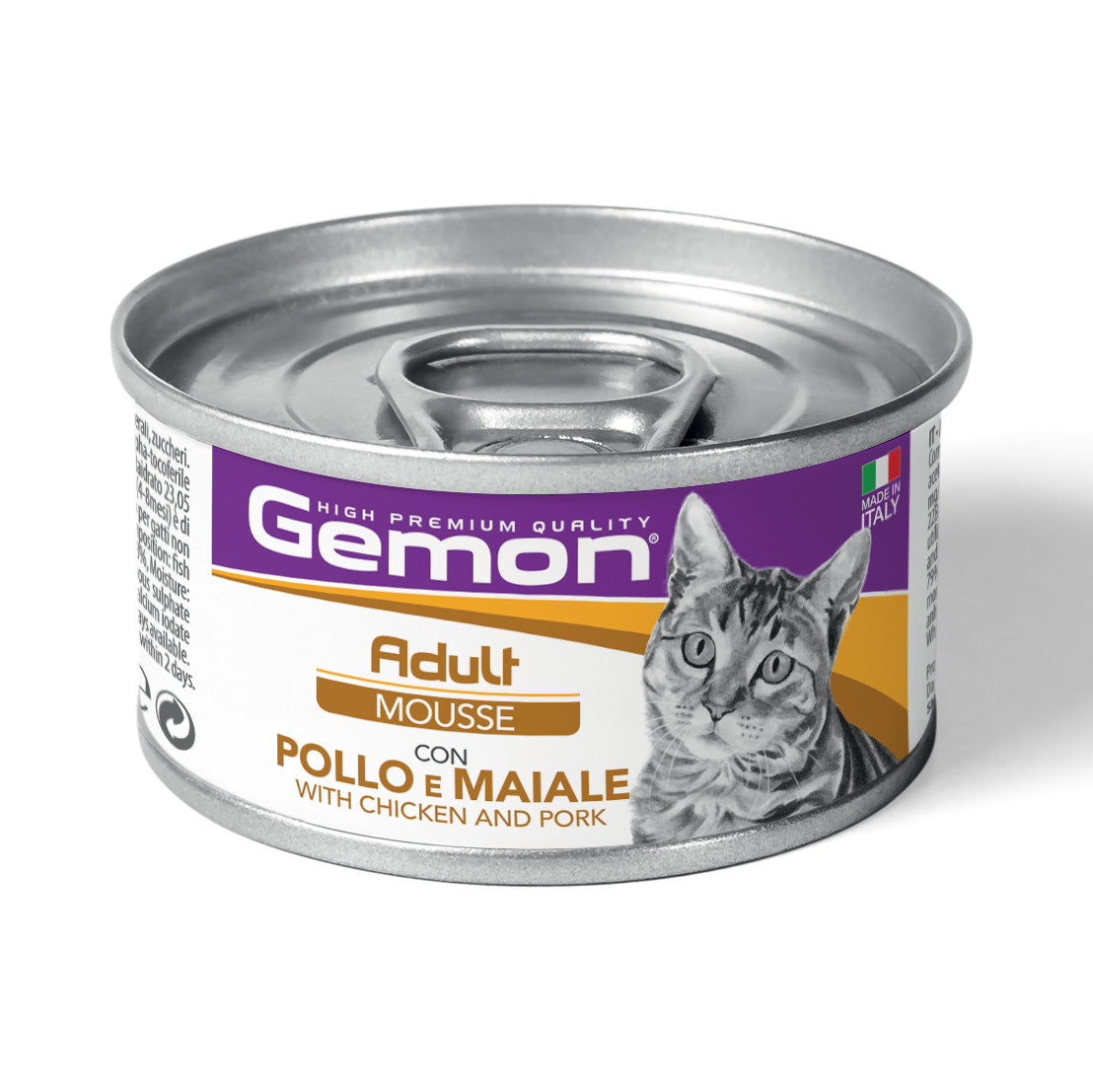 GEMON Cat Adult Mousse con Pollo e Maiale 85gr