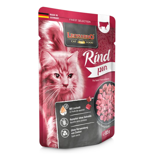 LEONARDO Cat Carne di Manzo 85gr