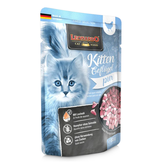 LEONARDO Cat Kitten al Pollo 85gr