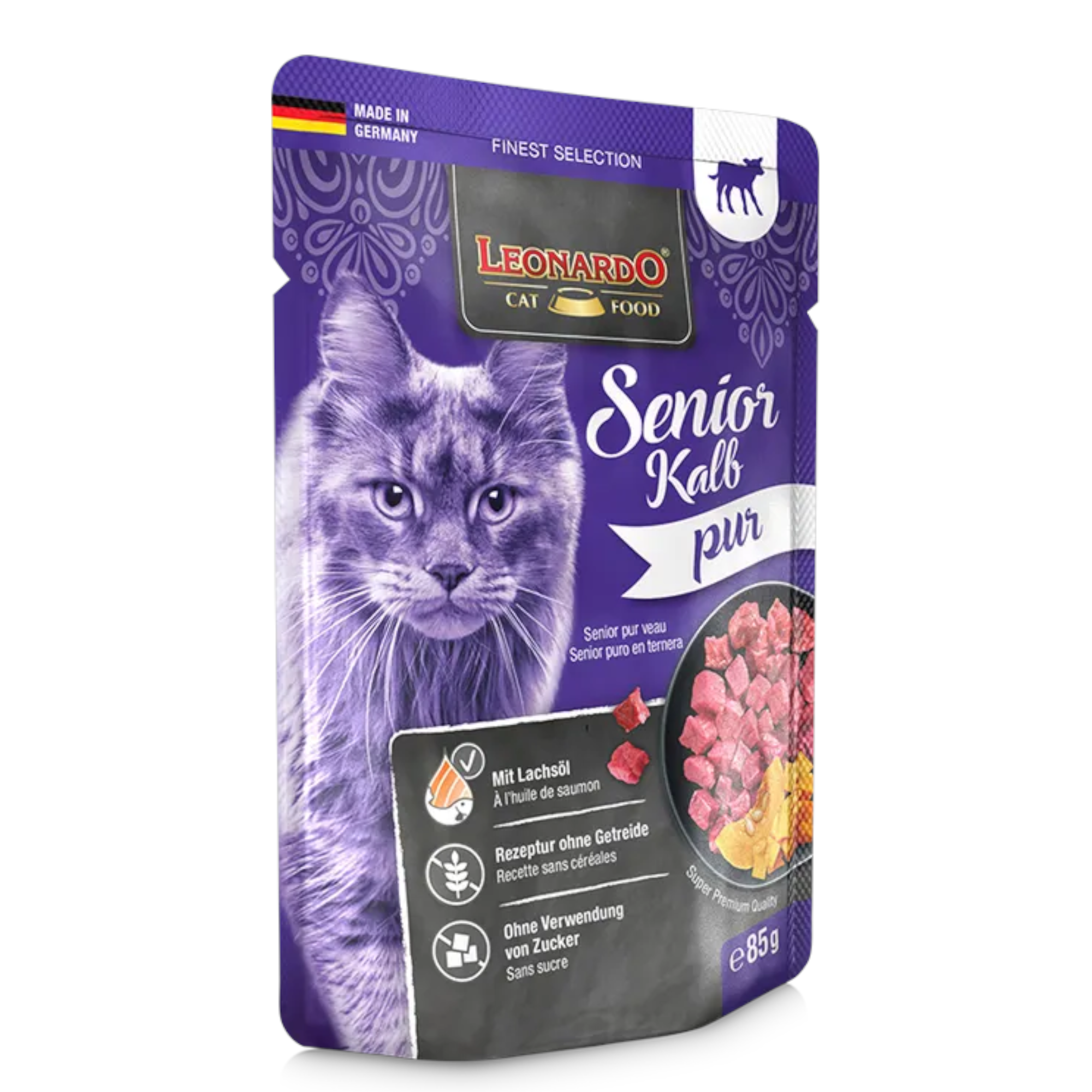 LEONARDO Cat Senior Vitello 85gr