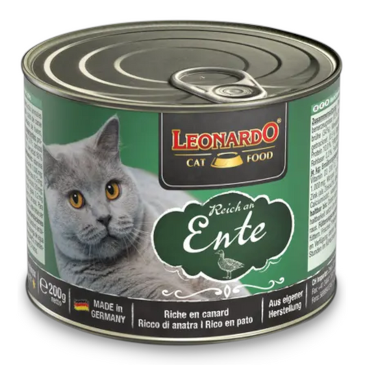 LEONARDO Cat Anatra (Lattina) 200gr