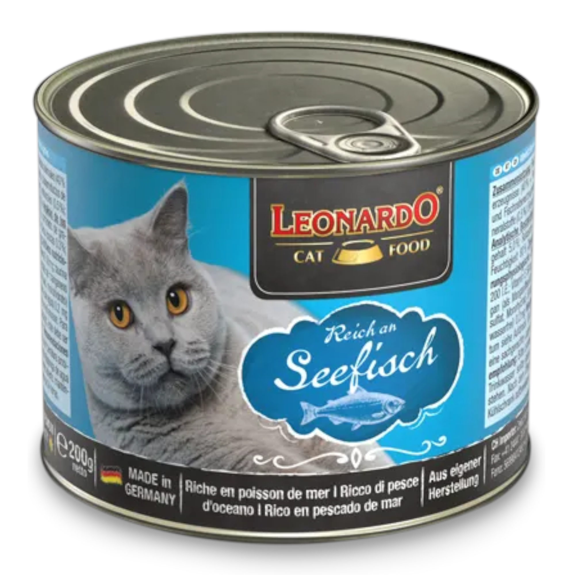 LEONARDO Cat Pesce (Lattina) 200gr