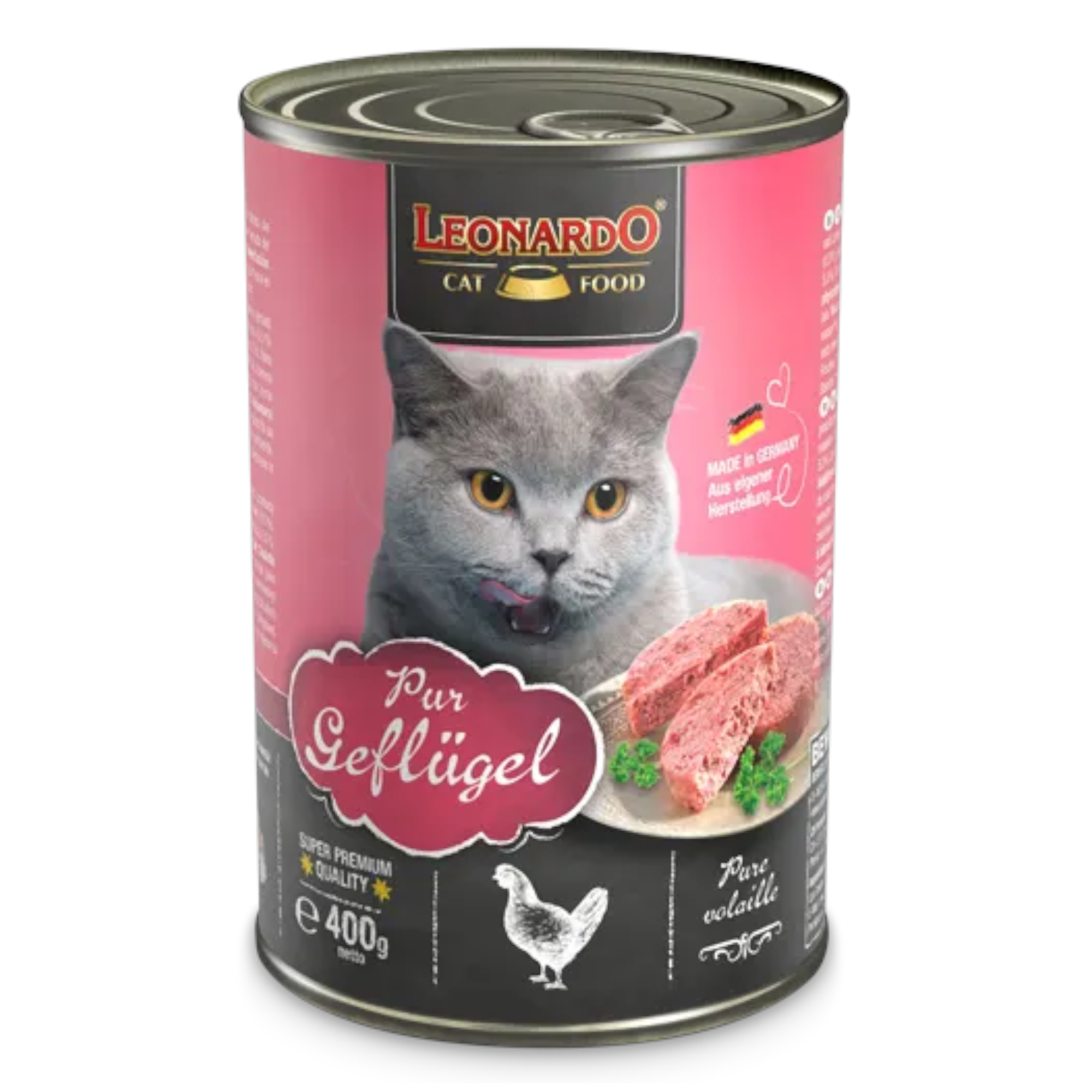 LEONARDO Cat Pollame (Lattina) 400gr