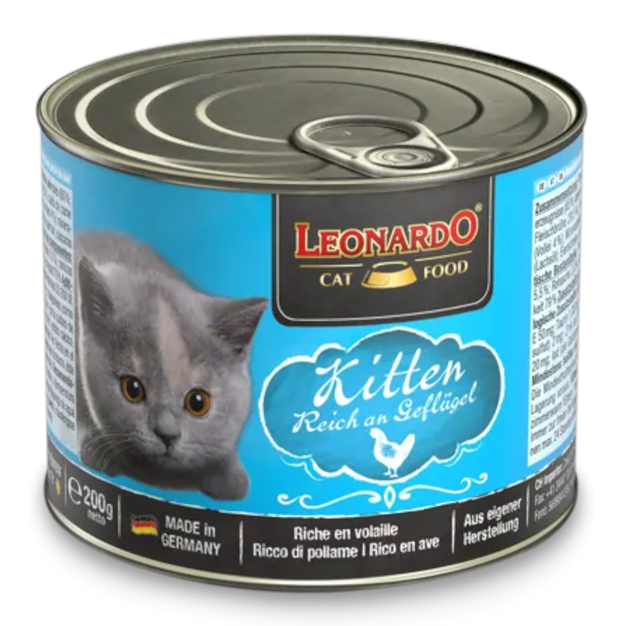 LEONARDO Kitten Pollo (Lattina) 200gr