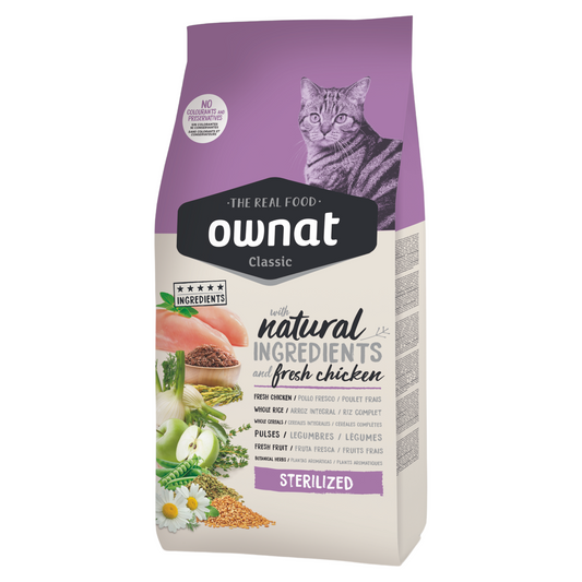 OWNAT Cat Classic Sterilised Pollo 1,5Kg