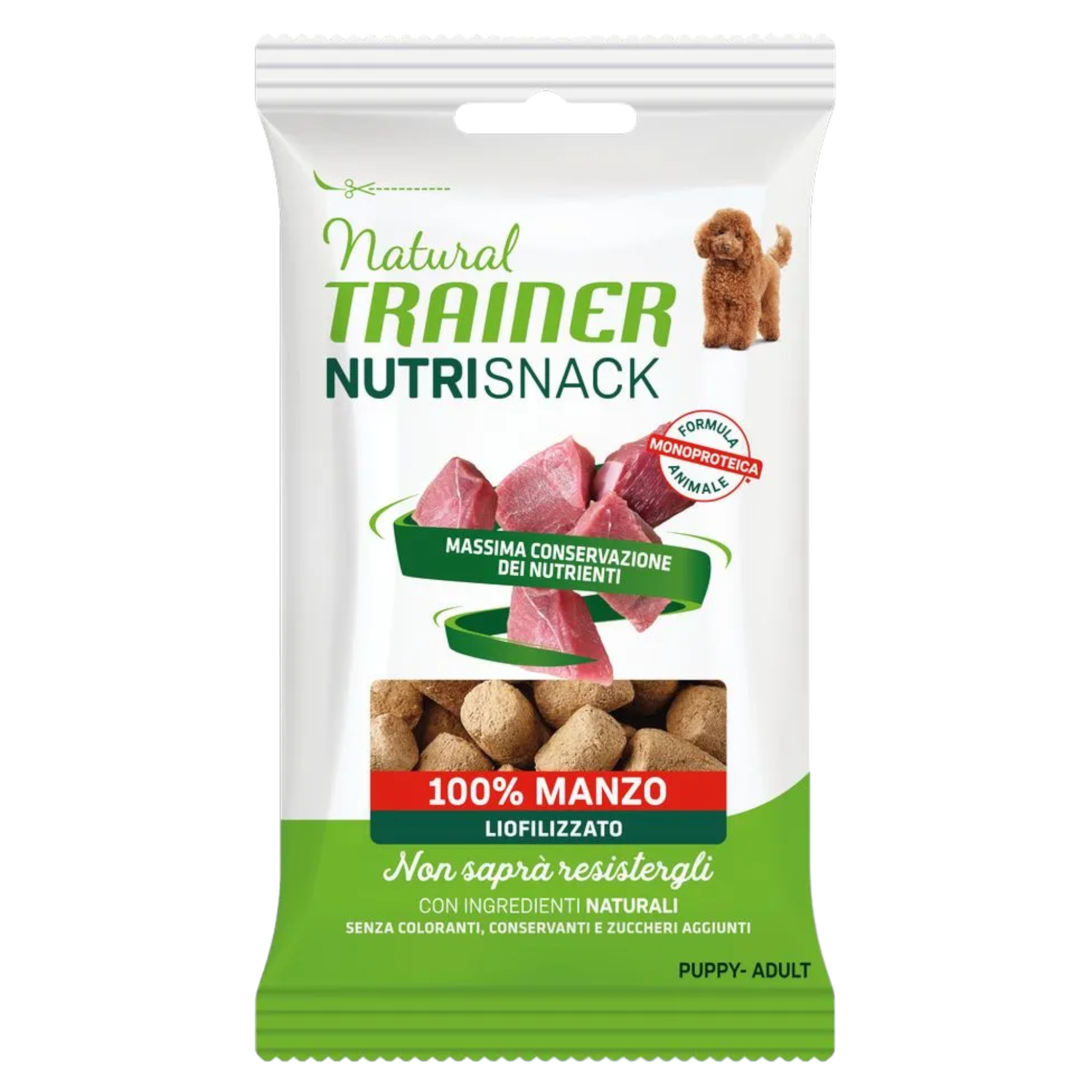 TRAINER Nutrisnack Puppy Adult Manzo 20Gr