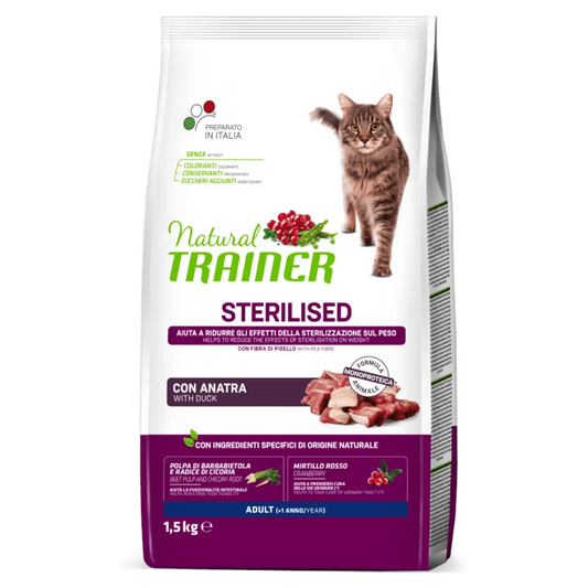TRAINER Cat Sterilised Anatra 1,5Kg