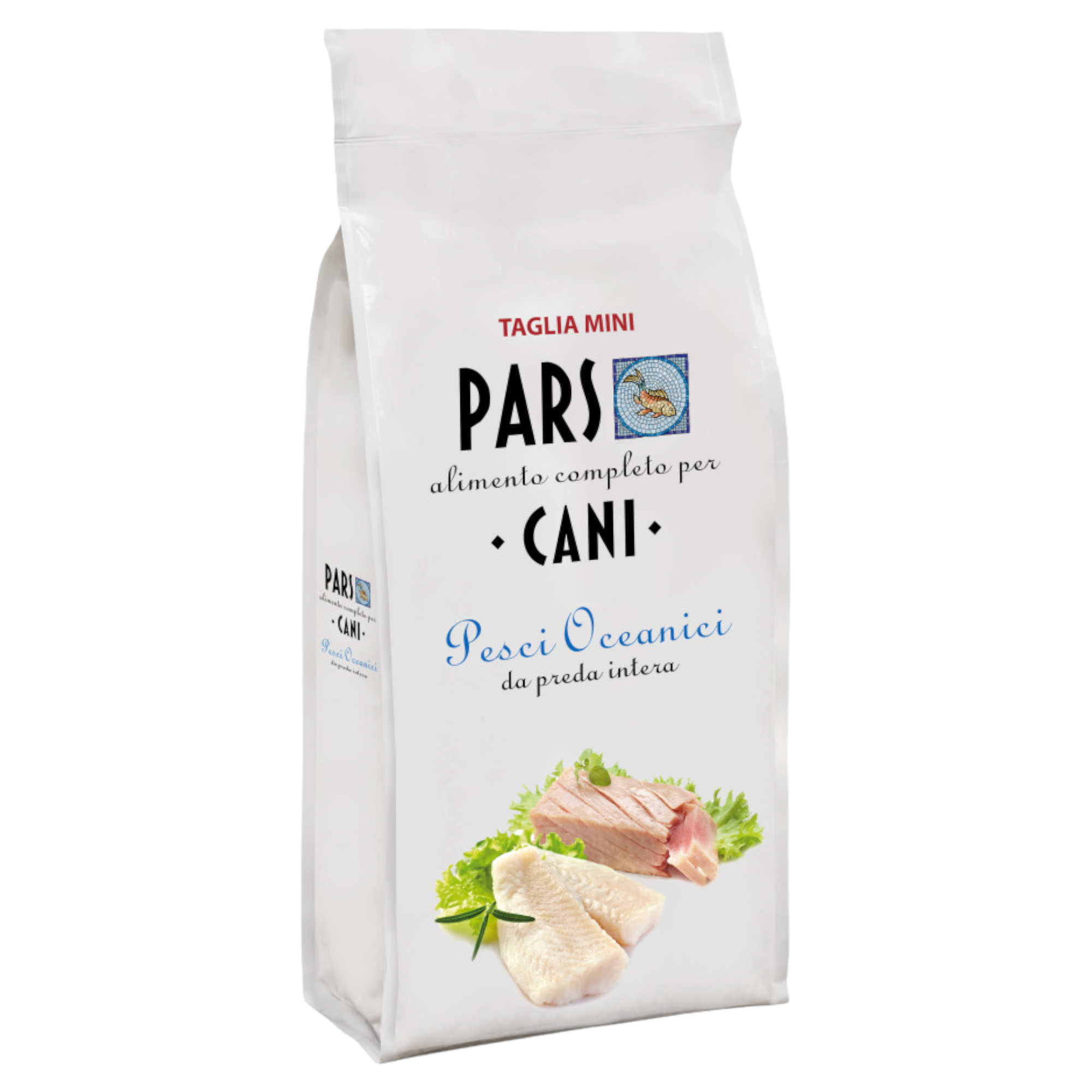 PARS Cane Mini Pesci Oceanici Preda Intera 2Kg