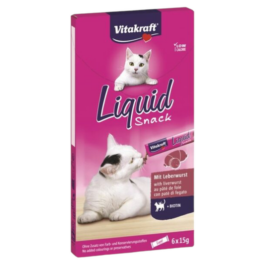 VITAKRAFT Cat Liquid Snack Fegato e Biotina