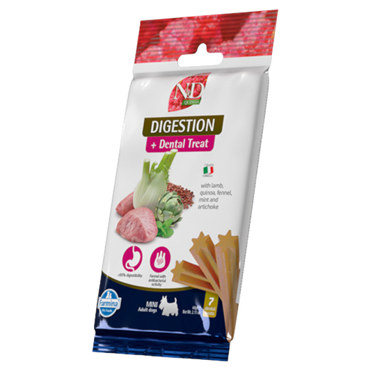 N&D Dog Dental Mini Digestion Agnello Sticks