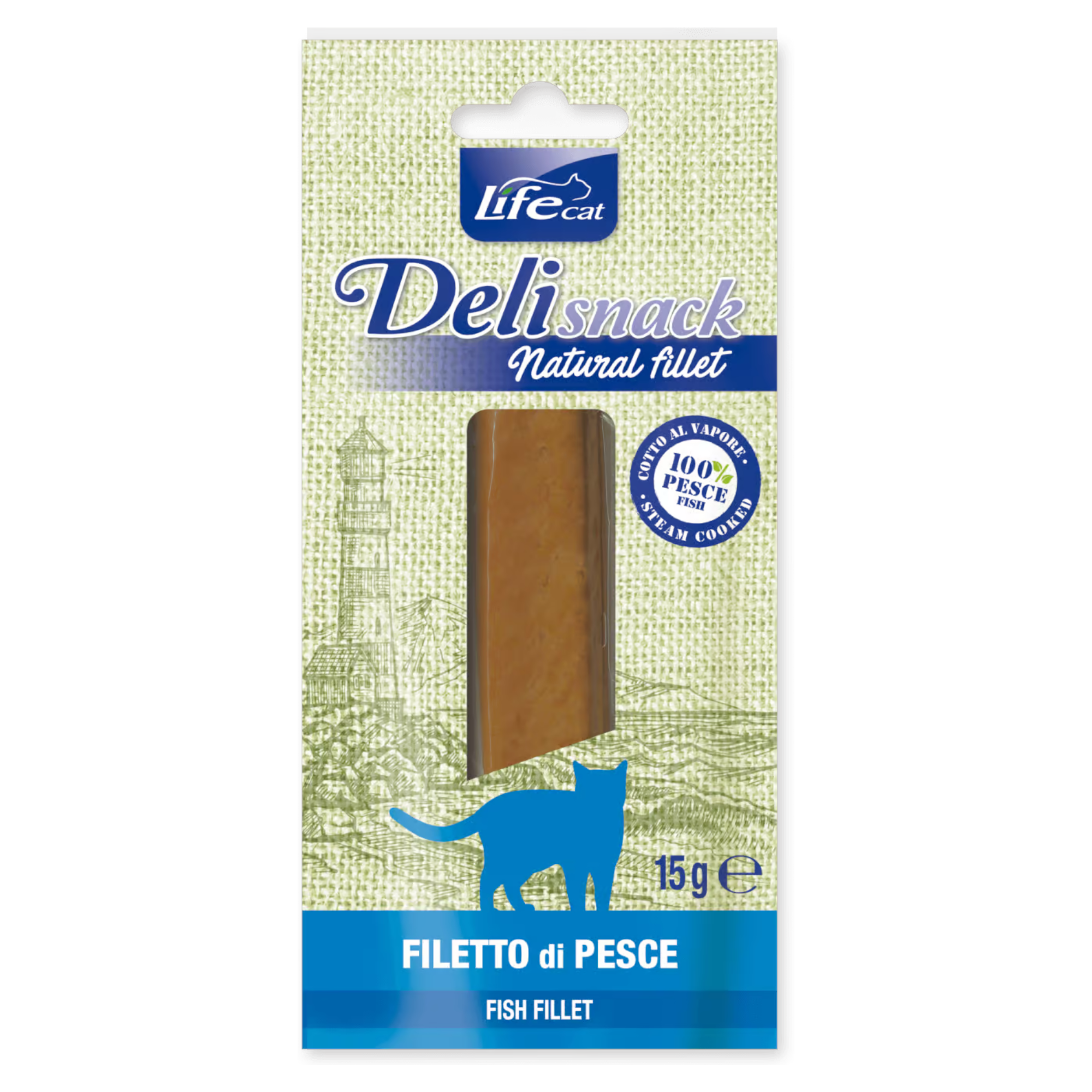 LIFE CAT Deli Snack Filetto di Pesce 15Gr