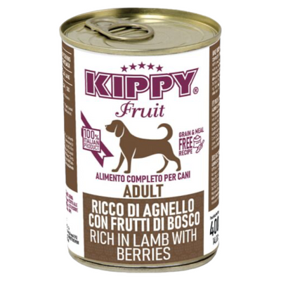 KIPPY Dog Patè Adult Agnello con Frutti di Bosco 400Gr