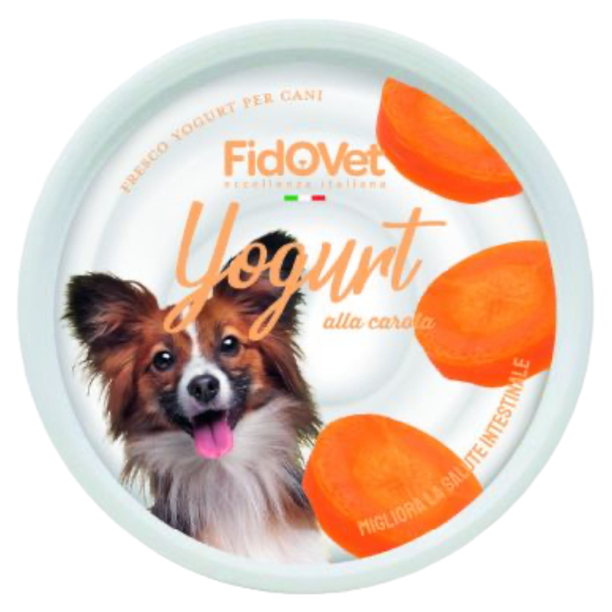 FIDOVET Yogurt alla Carota per cani 40Gr