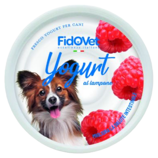 FIDOVET Yogurt al Lampone per cani 40Gr