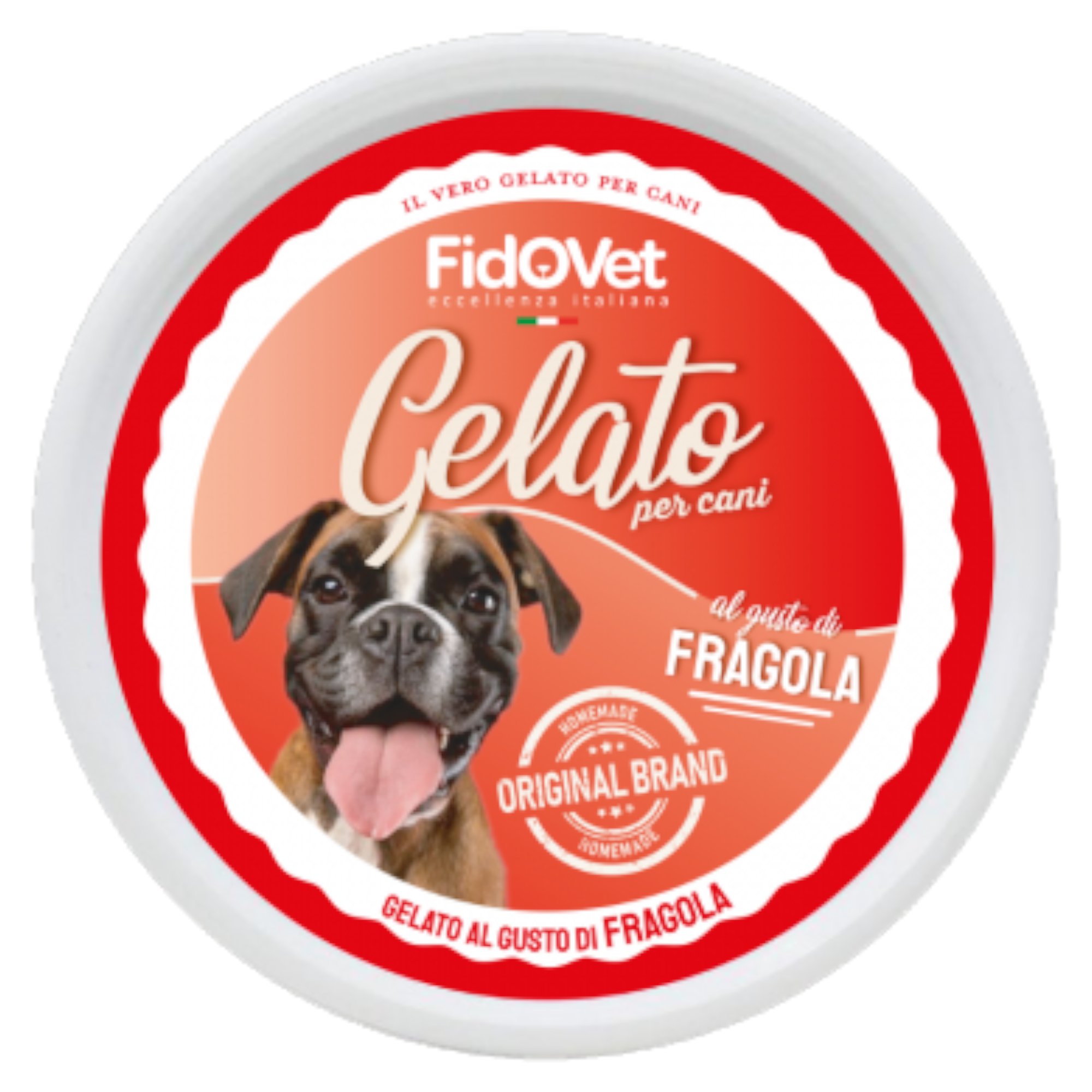 FIDOVET Gelato alla Fragola per cani 40Gr