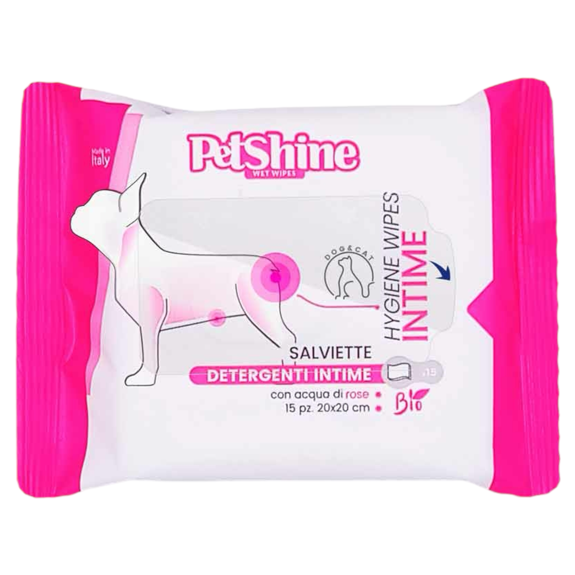 PETSHINE Salviette Intime 15Pz