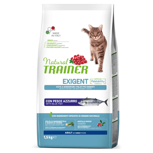 TRAINER Cat Exigent Pesce Azzurro 1,5Kg