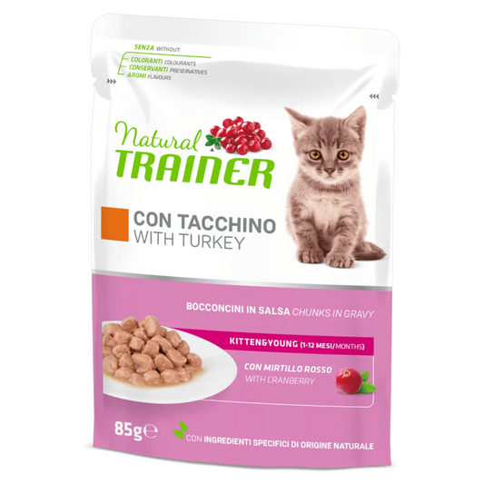 TRAINER Kitten Bocconcini in salsa Tacchino 85gr