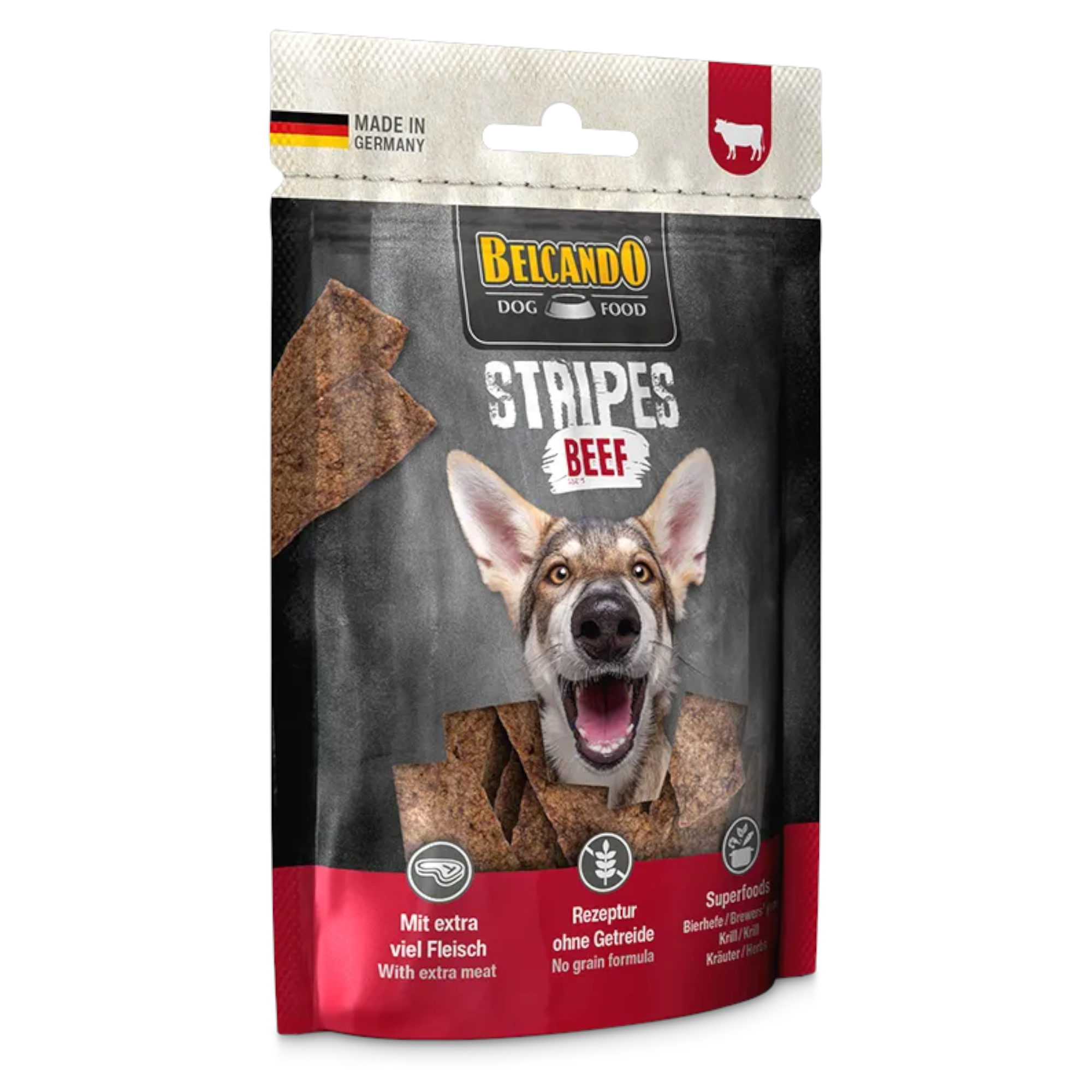 BELCANDO Snack Stripes Manzo 70gr