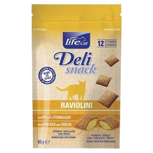 LIFE CAT Raviolini Pollo e Formaggio 60gr