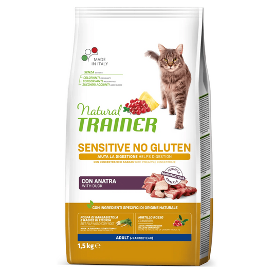 TRAINER Cat Adult Sensitive Anatra 1,5Kg