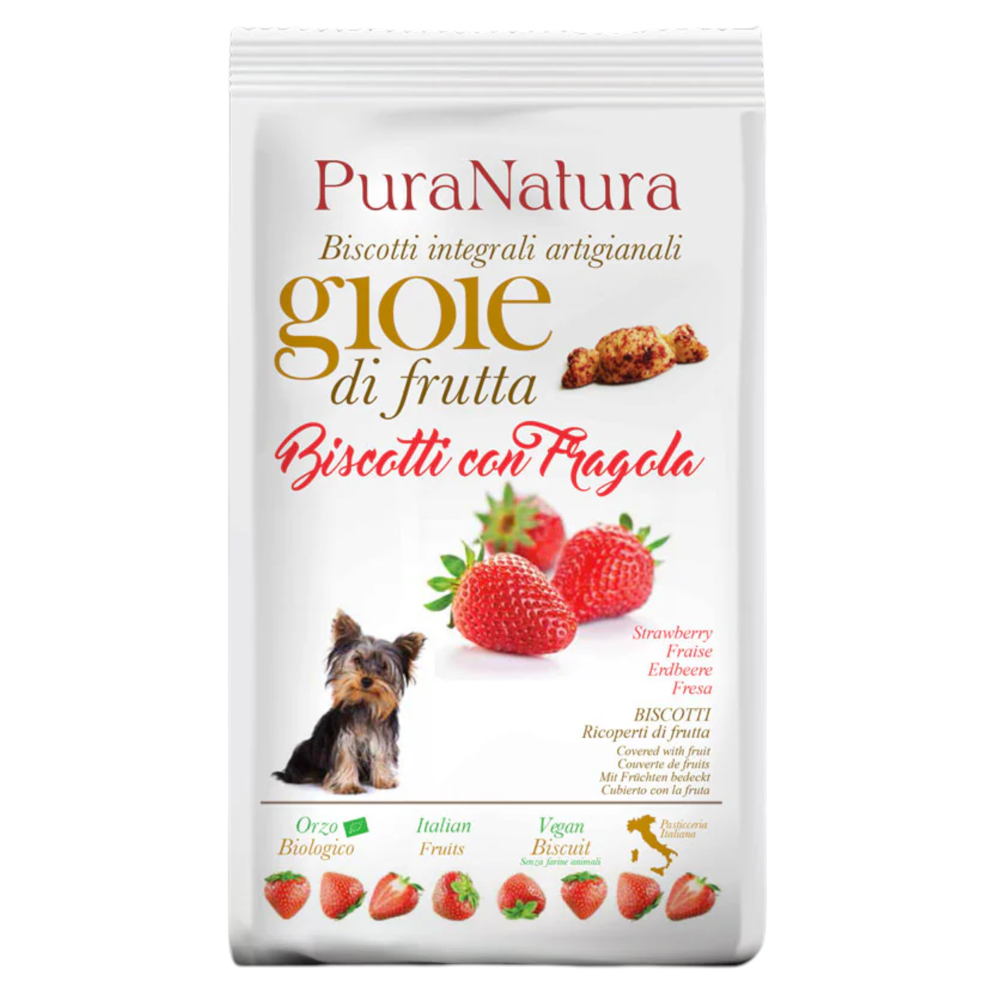 PURA NATURA Biscotti con Fragola 400gr