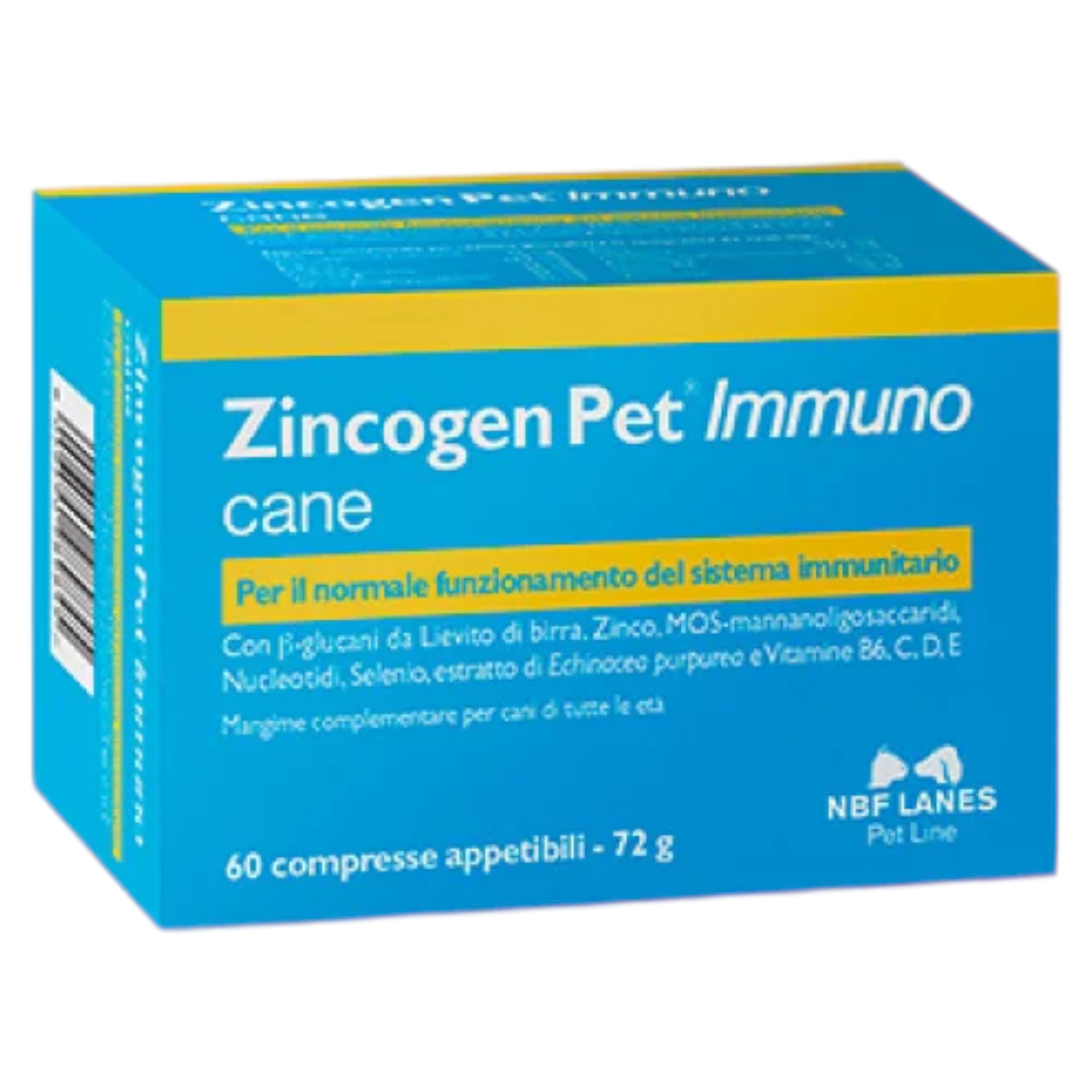 NBF LANES Zincogen Pet Immuno Cane & Gatto 60Cpr