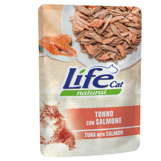 LIFE Cat Tonno con Salmone 70gr in busta