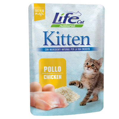 LIFE Cat Kitten Pollo 70gr in busta