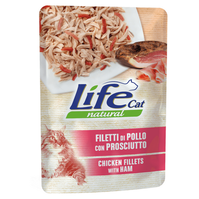 LIFE Cat Pollo con Prosciutto 70gr in busta