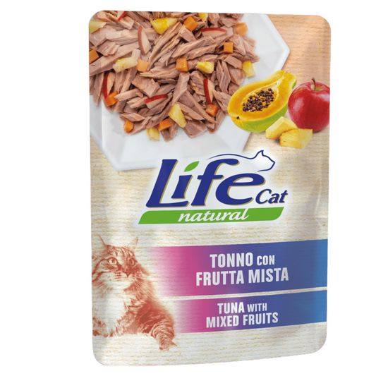 LIFE Cat Tonno con Mix Frutta 70gr in busta