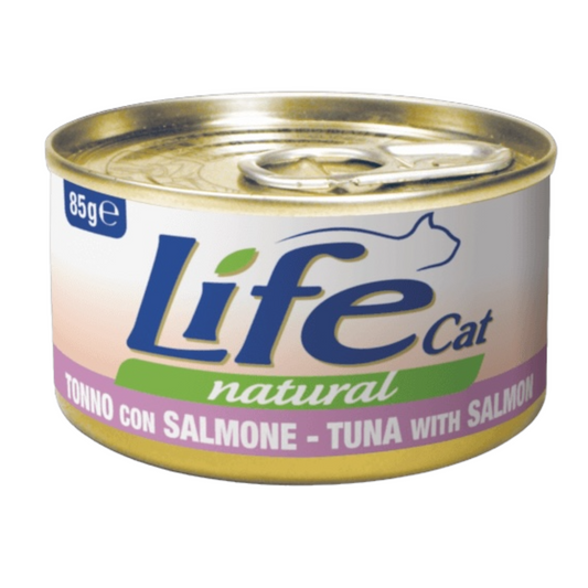 LIFE Cat Tonno con Salmone 85gr