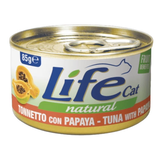 LIFE Cat Tonno con Papaya 85gr