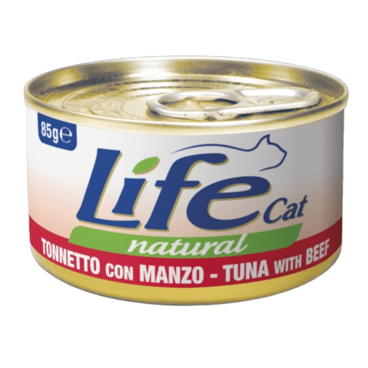 LIFE Cat Tonno con Manzo 85Gr