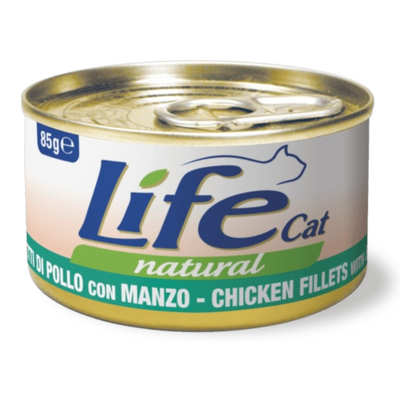 LIFE Cat Pollo con Manzo 85gr