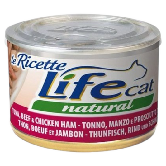 LIFE Cat Tonno con Manzo e Prosciutto 150gr