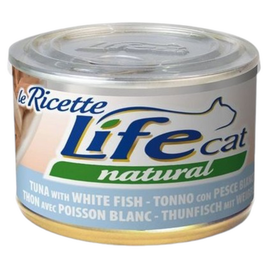 LIFE Cat Tonno con Pesce Bianco 150gr