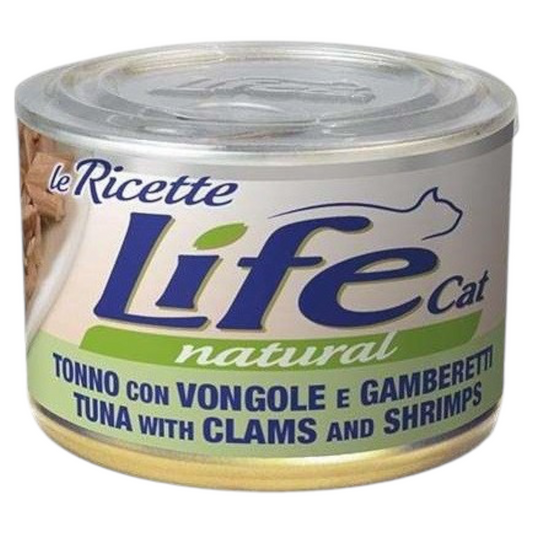 LIFE Cat Tonno con Vongole e Gamberetti 150gr