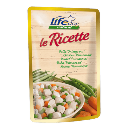 LIFE Dog Ricette Pollo Primavera 95Gr