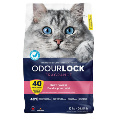 ODOURLOCK Lettiera Agglomerante Borotalco 12Kg