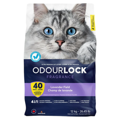 ODOURLOCK Lettiera Agglomerante Lavanda 12Kg