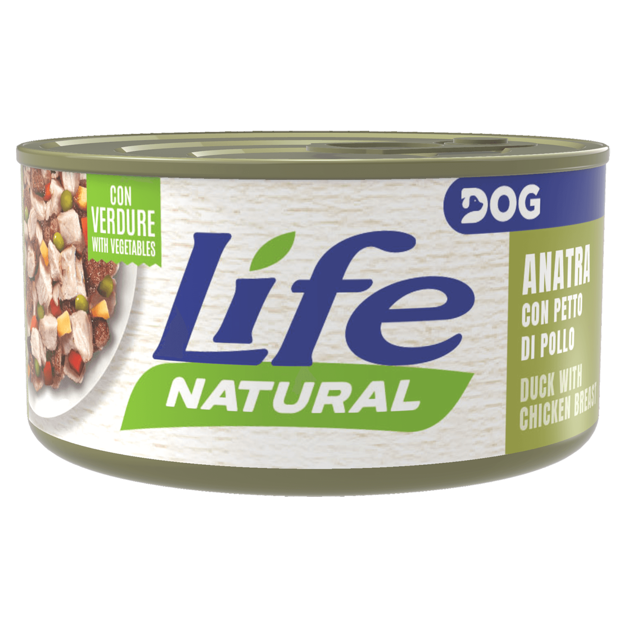 LIFE Dog Natural Anatra con Pollo 90Gr