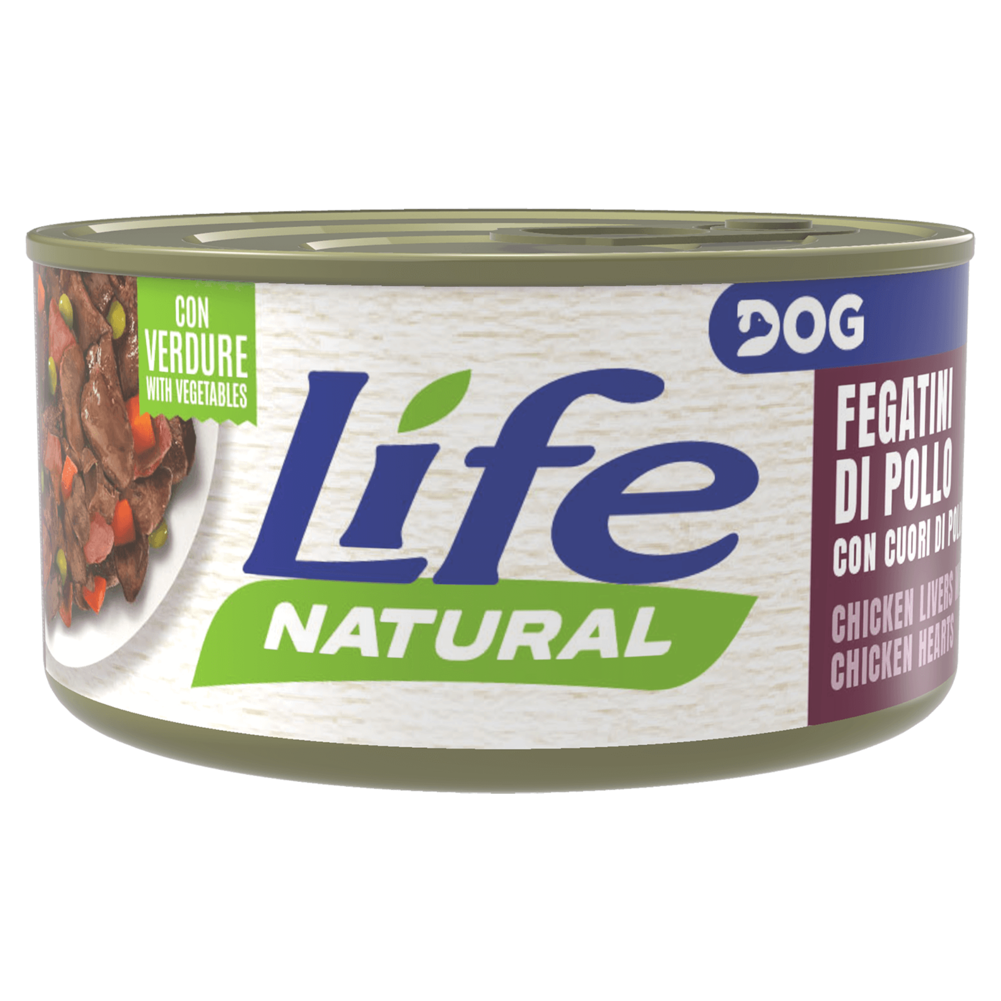 LIFE Dog Natural Fegatini di Pollo 90Gr