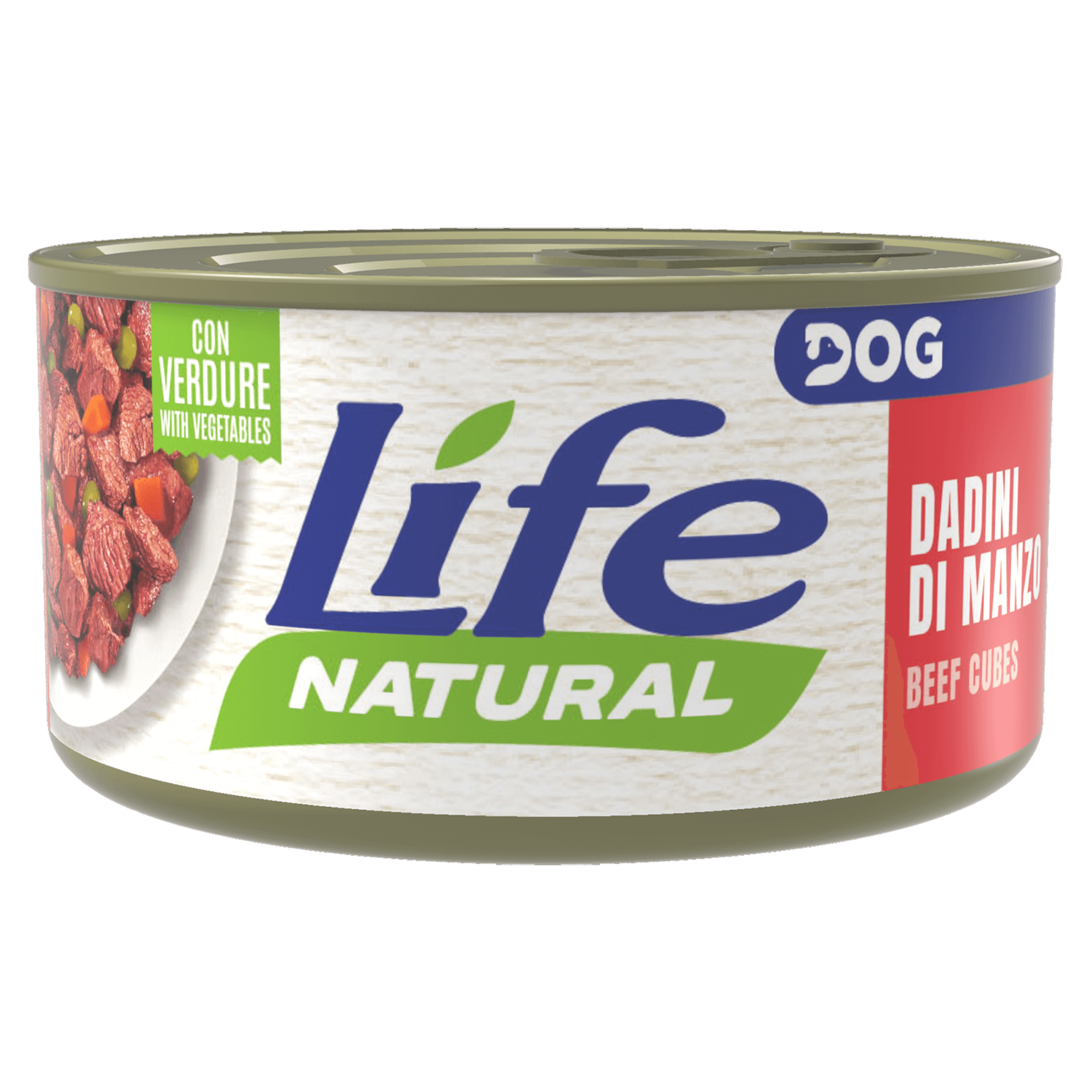 LIFE Dog Natural Manzo con Verdure 90Gr