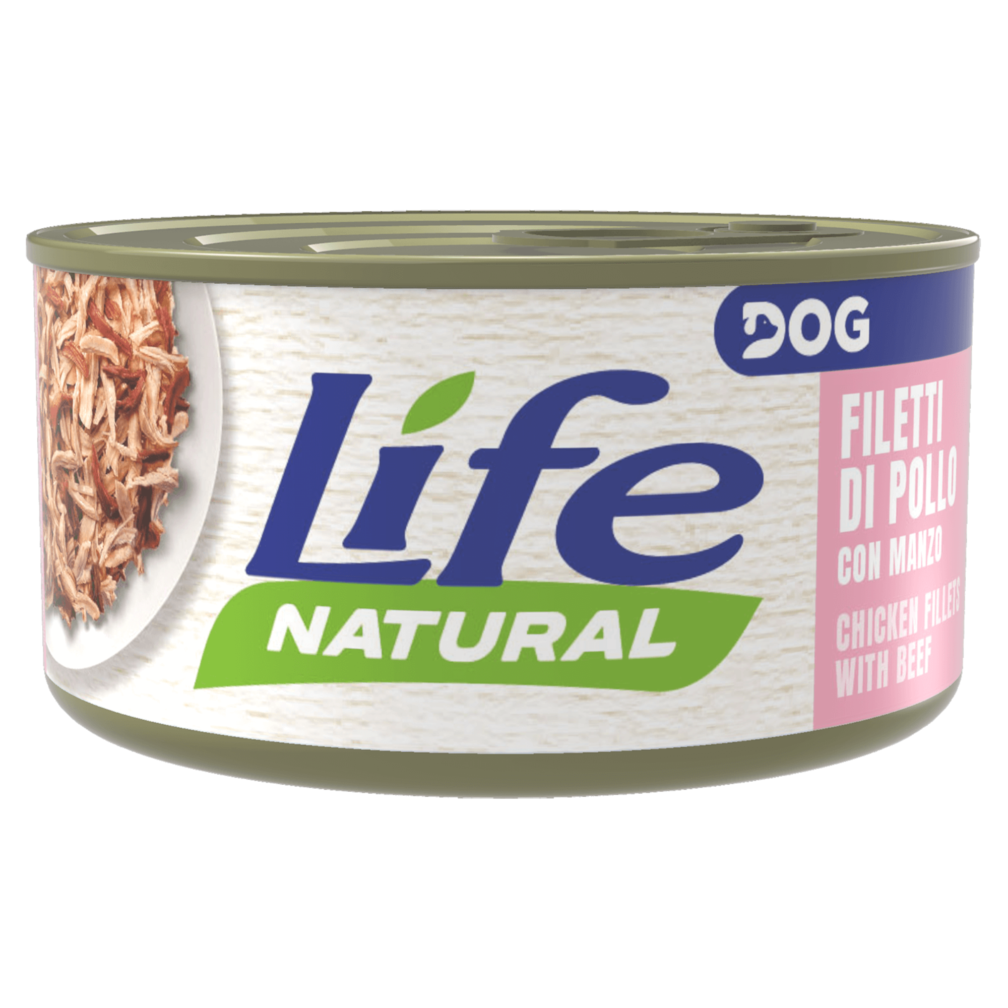 LIFE Dog Natural Pollo con Manzo 90Gr