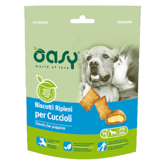 OASY Snack Cane Biscotti Ripieni Cuccioli 70Gr