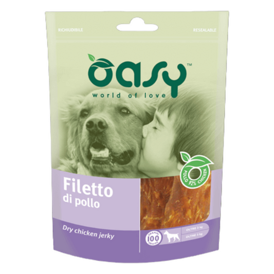 OASY Snack Cane Filetti di Pollo 100Gr