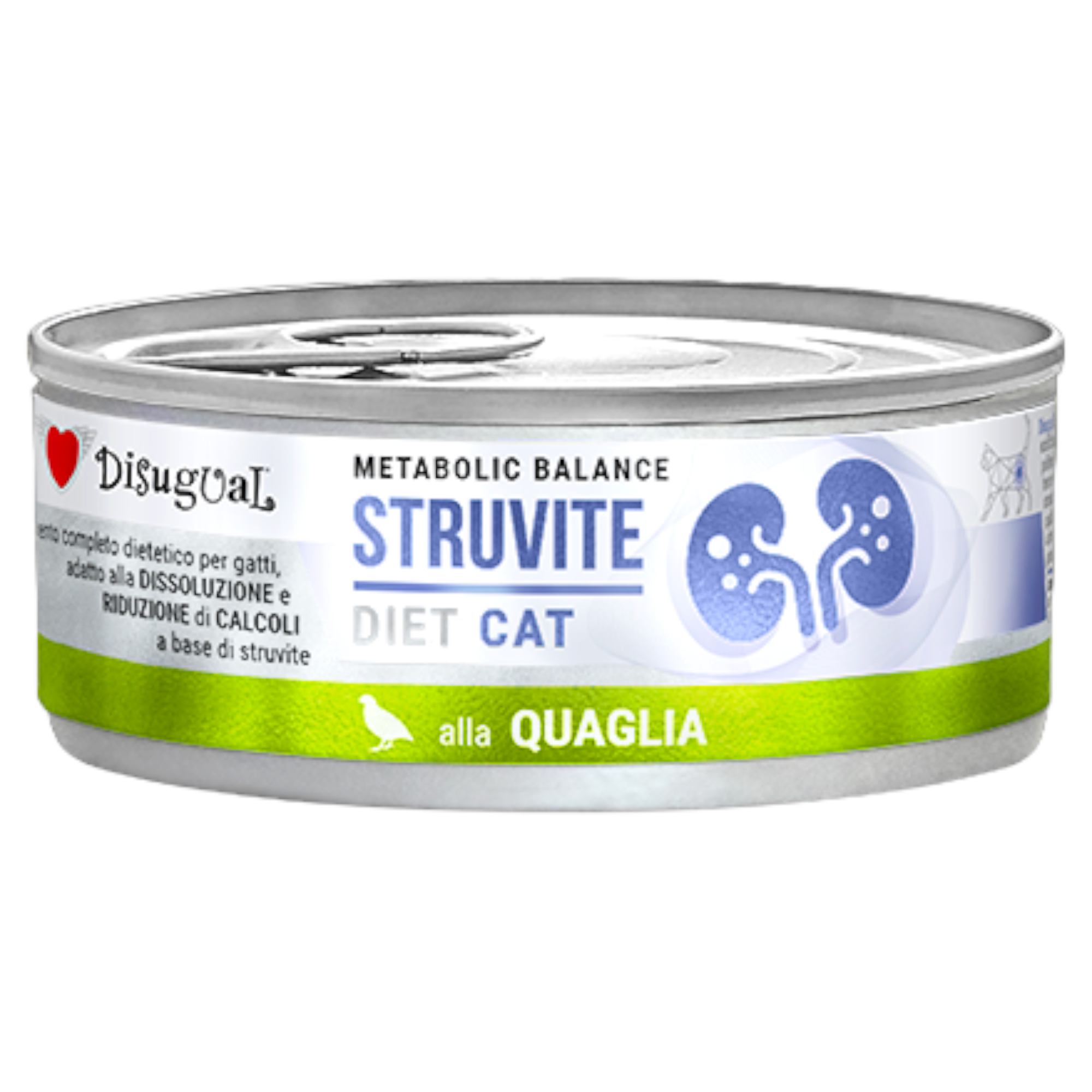 DISUGUAL Cat Struvite Patè alla Quaglia 85gr