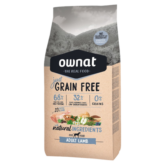 OWNAT Just Dog Adult Grain Free Agnello 14Kg