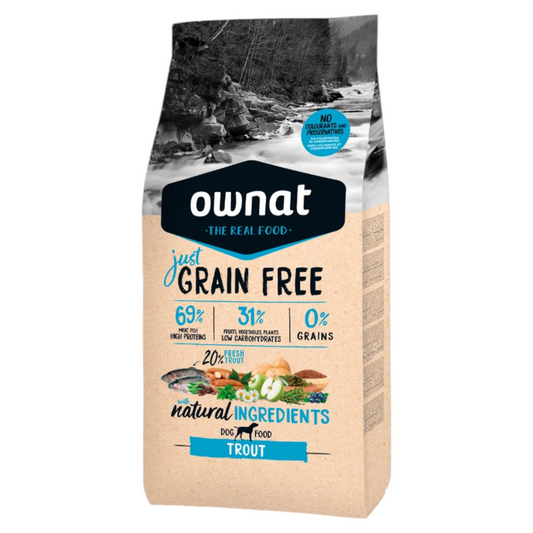 OWNAT Just Dog Grain Free Trota 3Kg